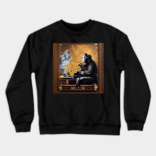 top chimp 3 Crewneck Sweatshirt